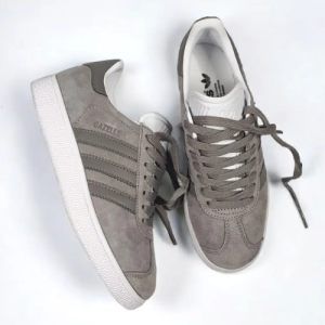 Adidas gazelle grey- blanc