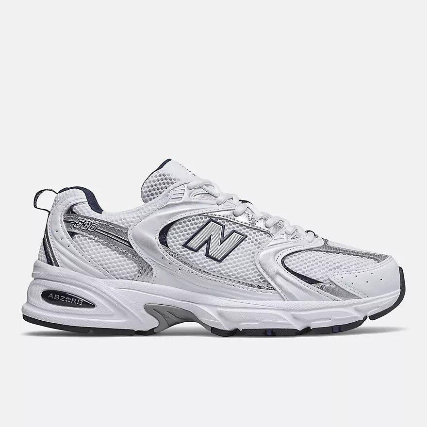 New balance 530 - white/grey navy – Image 2