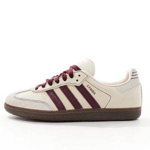 Adidas samba OG -beige / burgundy
