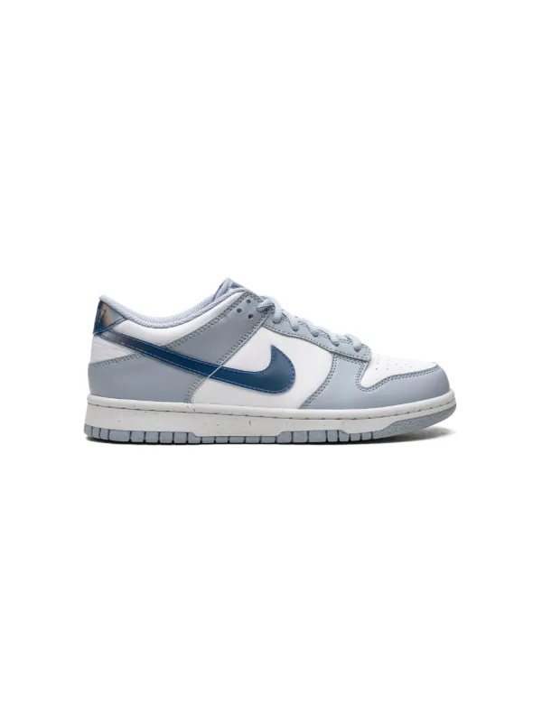 Nike Kids baskets Dunk Low GS Blue Irisée